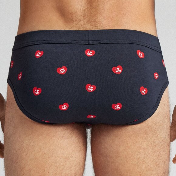 Intimissimi I Love You Plush Toy Superior Cotton Briefs - Picture 2 of 6